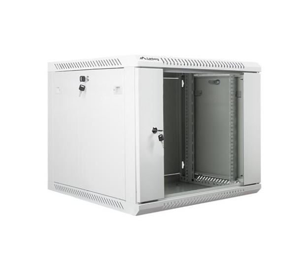 Lanberg Wisząca 19" 9U 600x600mm jednosekcyjna (szara) - 455391 - zdjęcie 4
